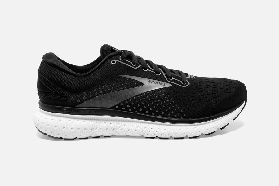 Brooks Men's Glycerin 18 Road Running Shoes Black/Pewter/White ( BFEUR8509 )